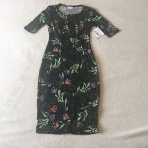 LULAROE Julia Paisley Dress XS